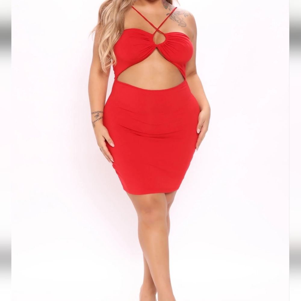 Cross my heart mini dress